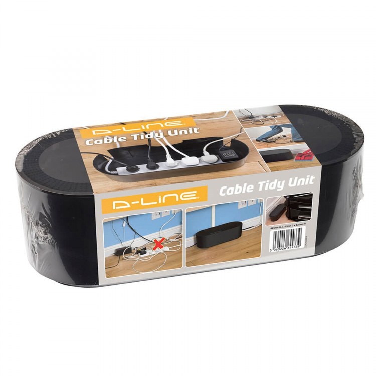 D-LINE Johtokotelo Suuri Musta D-LINE Johtokotelo Suuri Musta