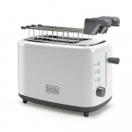 BLACK+DECKER Leivänpaahdin 2 Viipaletta Valkoinen BLACK+DECKER Leivänpaahdin 2 Viipaletta Valkoinen