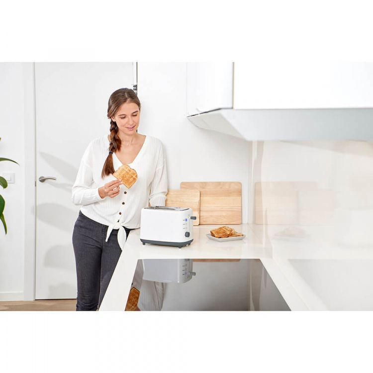 BLACK+DECKER Leivänpaahdin 2 Viipaletta Valkoinen BLACK+DECKER Leivänpaahdin 2 Viipaletta Valkoinen