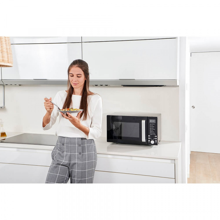 BLACK+DECKER Mikro Digitaalinen Grillillä 23L 900W Musta BLACK+DECKER Mikro Digitaalinen Grillillä 23L 900W Musta