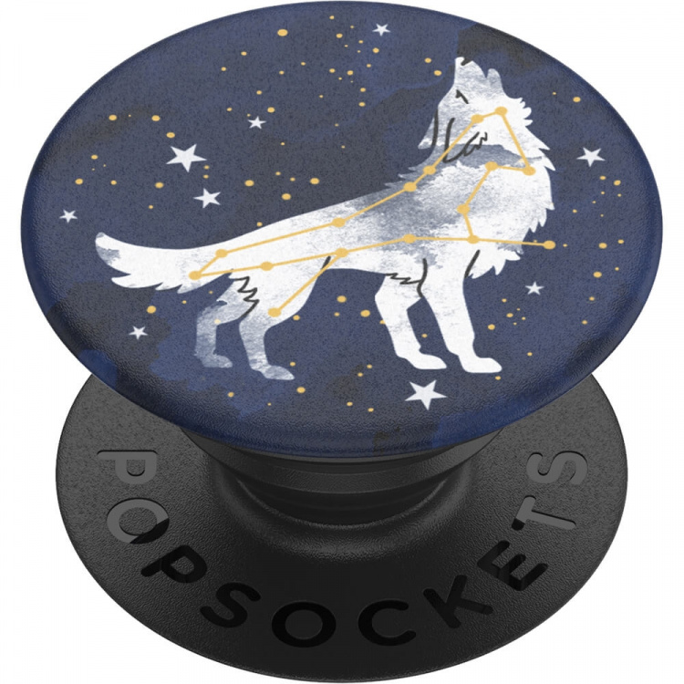 PopSockets Sirius Wolf Removable Grip with Standfunction PopSockets Sirius Wolf Removable Grip with Standfunction