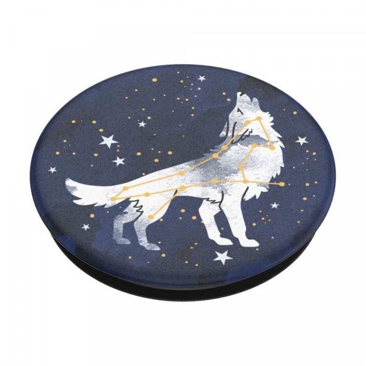 PopSockets Sirius Wolf Removable Grip with Standfunction PopSockets Sirius Wolf Removable Grip with Standfunction