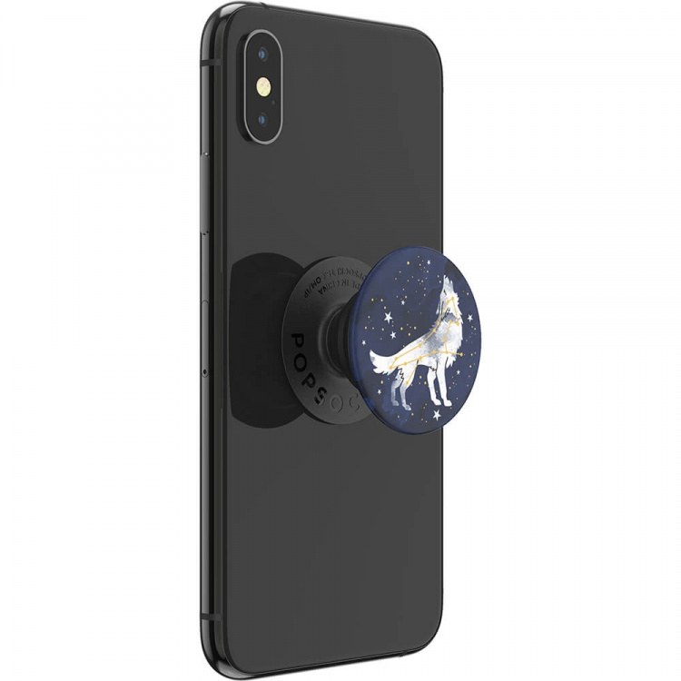 PopSockets Sirius Wolf Removable Grip with Standfunction PopSockets Sirius Wolf Removable Grip with Standfunction
