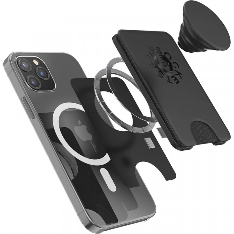 POPSOCKETS PopWallet for Magsafe Black