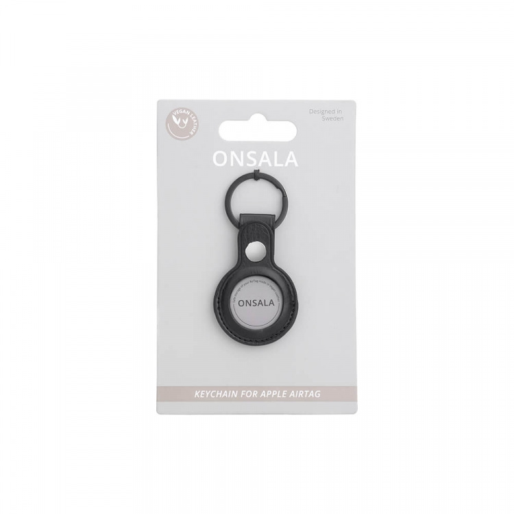 ONSALA Airtag Pidike Musta Sormipidikkeellä