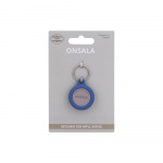 Onsala Airtag Holder Silicone Blue with Keyring