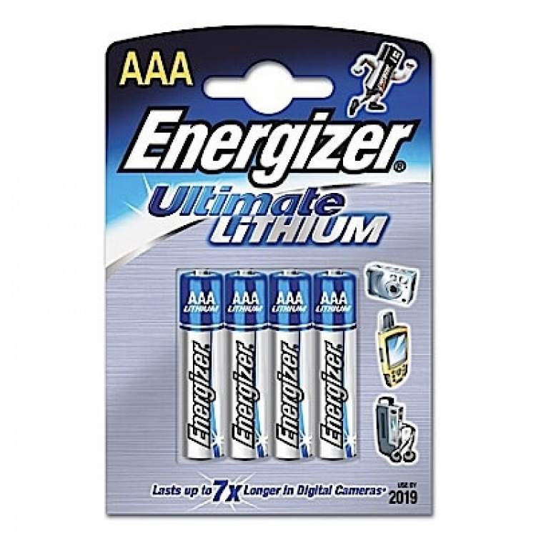 ENERGIZER Ultim Lithium AAA 4-pack LR03