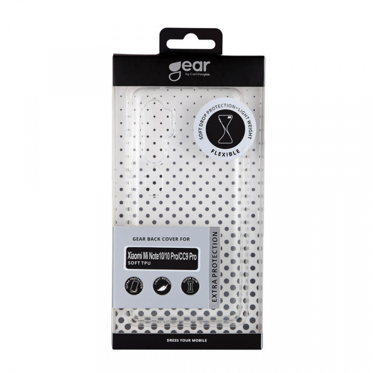 Gear Suojakuori TPU Läpinäkyvä - Xiaomi Mi Note10/Note10 Pro/CC9 Pro