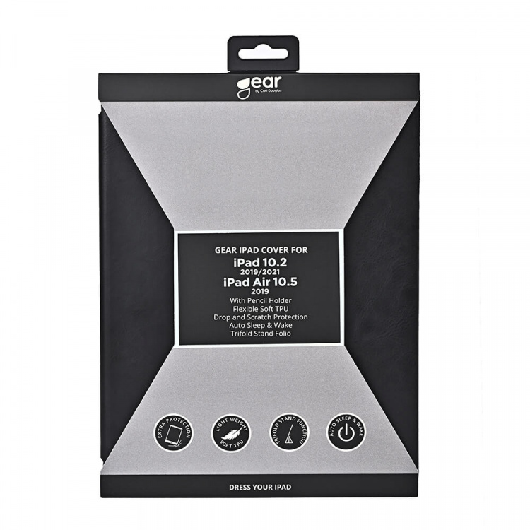 Gear Tablet Cover Black iPad 10,2