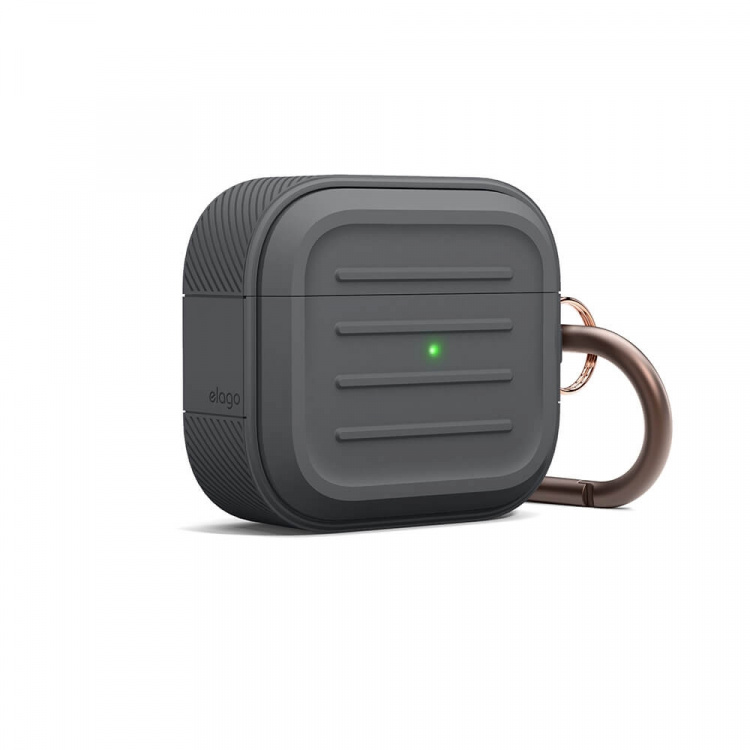 Elago AirPod 3 Armor Hang Case Dark Grey Elago AirPod 3 Armor Hang Case Dark Grey