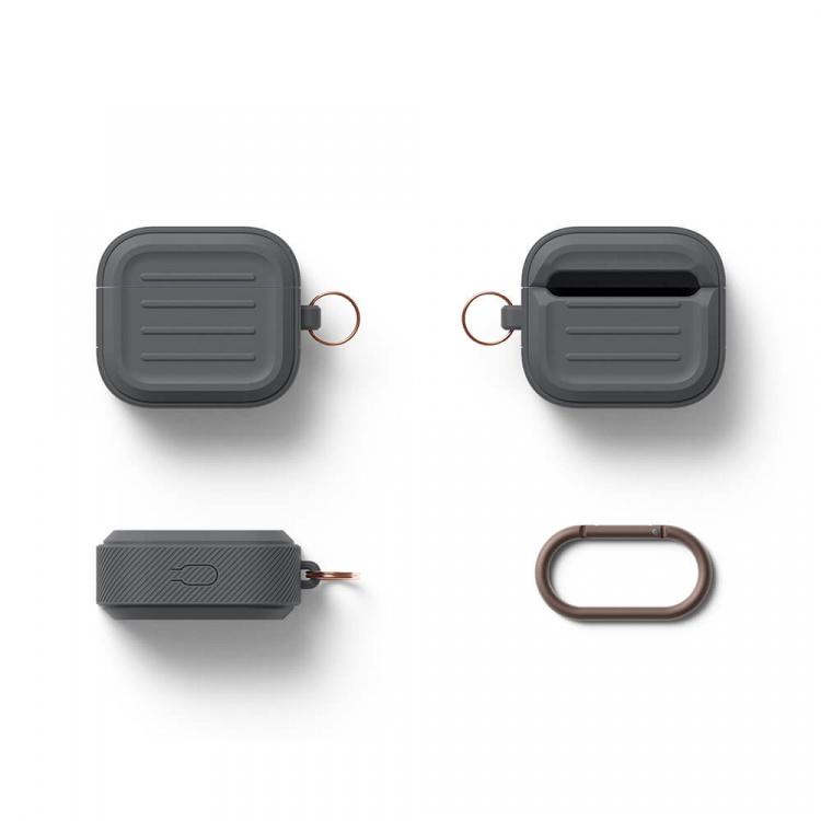 Elago AirPod 3 Armor Hang Case Dark Grey Elago AirPod 3 Armor Hang Case Dark Grey