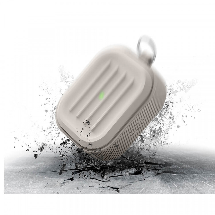 Elago AirPod 3 Armor Hang Case Stone Elago AirPod 3 Armor Hang Case Stone