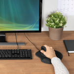 Hama Musmatta Ergonomisk Svart