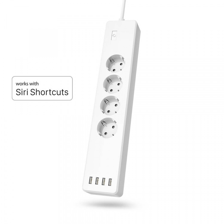 Hama WiFi Power strip 4-way ylikuormitussuoja