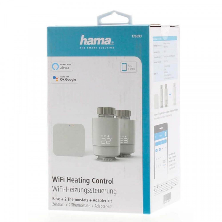 Hama WiFi Lämpöpatteri Termostaatti 2-pack Hama WiFi Lämpöpatteri Termostaatti 2-pack