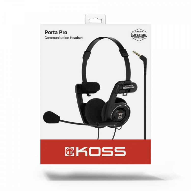 KOSS Porta Pro Speak Easy Headset 2,4m johdolla