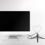 Ring light Hjärtform RGB med b