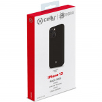 Celly Cromo Soft rubber case iPhone 13, Black