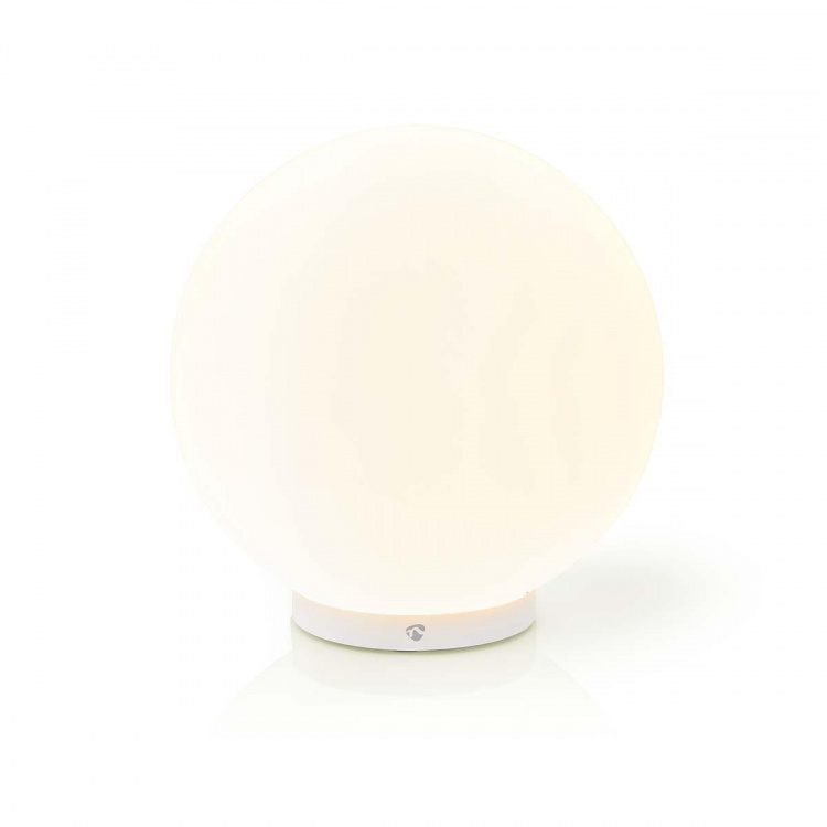 Nedis SmartLife-tunnelmalamppu | Wi-Fi | Pyöreä | | 360 lm | Lämpimästä kylmään valkoiseen / RGB | 2700 - 6500 K | 5 W | Lasi | 1 kpl Nedis SmartLife-tunnelmalamppu | Wi-Fi | Pyöreä | | 360 lm | Lämpimästä kylmään valkoiseen / RGB | 2700 - 6500 K | 5 W | Lasi | 1 kpl