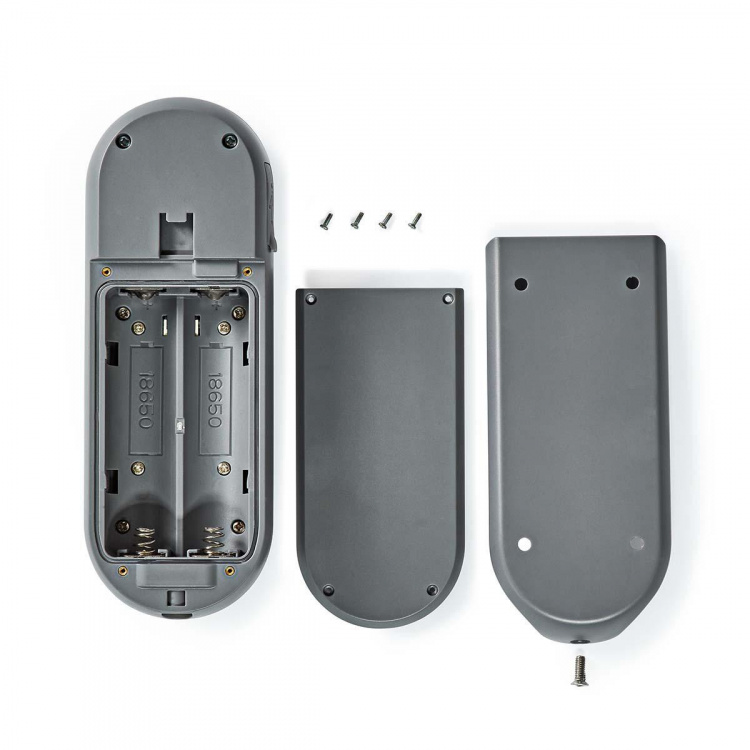 Nedis SmartLife Video Ovipuhelin | Paristokäyttöinen | Full HD 1080p | MicroSD (ei sisälly) / Pilvipalvelutallennus (valinnainen) | IP54 | Liiketunnistimella | Yökuvaus | Harmaa