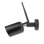 Nedis SmartLife Ulkokamera | Full HD 1080p | IP65 | MicroSD (ei sisälly) / Pilvipalvelutallennus (valinnainen) | 12 V DC | Liiketunnistimella | Yökuvaus | Musta