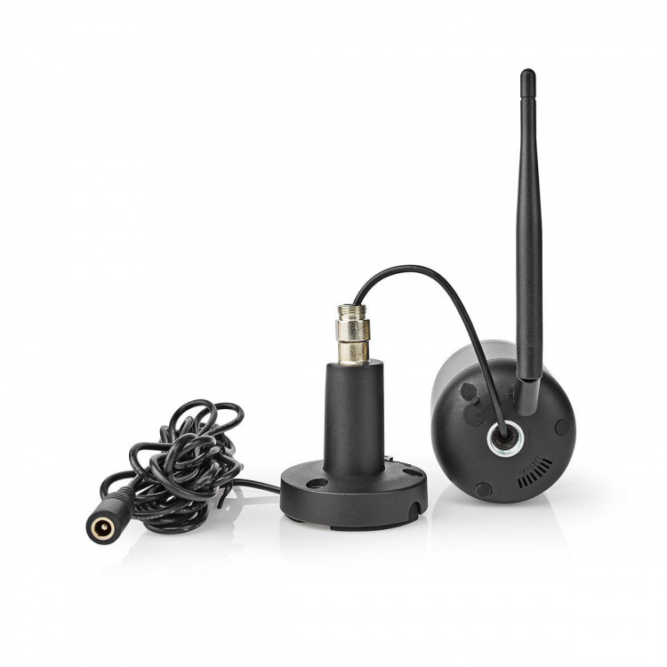 Nedis SmartLife Ulkokamera | Full HD 1080p | IP65 | MicroSD (ei sisälly) / Pilvipalvelutallennus (valinnainen) | 12 V DC | Liiketunnistimella | Yökuvaus | Musta