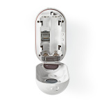 Nedis SmartLife Ulkokamera | Wi-Fi | Full HD 1080p | IP65 | Maks. akunkesto: 4 kuukautta | MicroSD (ei sisälly) / Pilvipalvelutallennus (valinnainen) | 5 V DC | Liiketunnistimella | Yökuvaus | Valkoinen