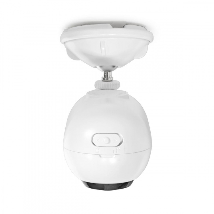 Nedis SmartLife Ulkokamera | Wi-Fi | Full HD 1080p | IP65 | Maks. akunkesto: 4 kuukautta | MicroSD (ei sisälly) / Pilvipalvelutallennus (valinnainen) | 5 V DC | Liiketunnistimella | Yökuvaus | Valkoinen
