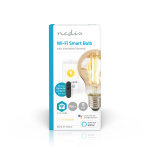 Nedis SmartLife LED Filamenttilamppu | E27 | 806 lm | 7 W | Lämmin Valkoinen | 1800 - 3000 K | Lasi | Android™ / IOS | polttimo | 1 kpl
