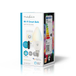 Nedis SmartLife LED-Lamppu | Wi-Fi | E14 | 470 lm | 4.90 W | Lämpimästä kylmään valkoiseen | 2700 - 6500 K | Android™ / IOS | Kynttilä | 1 kpl