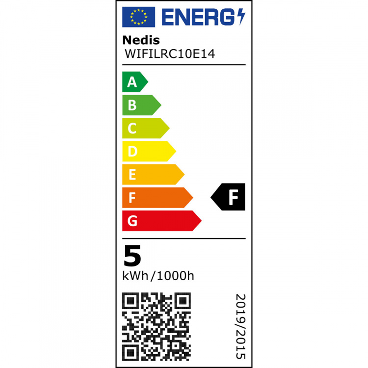 Nedis SmartLife RGB Lamppu | E14 | 470 lm | 4.90 W | Lämpimästä kylmään valkoiseen / RGB | 2700 - 6500 K | Android™ / IOS | Kynttilä | 1 kpl Nedis SmartLife RGB Lamppu | E14 | 470 lm | 4.90 W | Lämpimästä kylmään valkoiseen / RGB | 2700 - 6500 K | Android™ / IOS | Kynttilä | 1 kpl