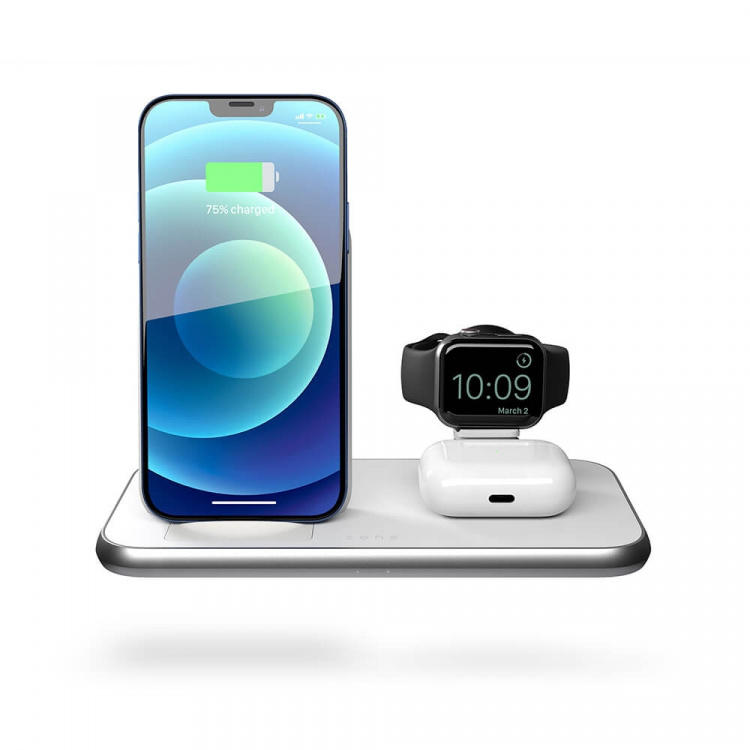 ZENS 4in1 Charger 10W inkl 45W USB-C PD White