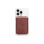 Onsala Magneettinen Korttitasku Ruskea iPhone 12