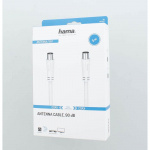 Hama Cable Antenna 90dB White 5.0m