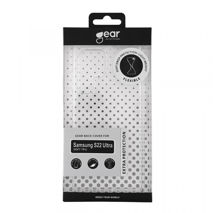 Gear Suojakuori TPU Läpinäkyvä - Samsung S22 Ultra