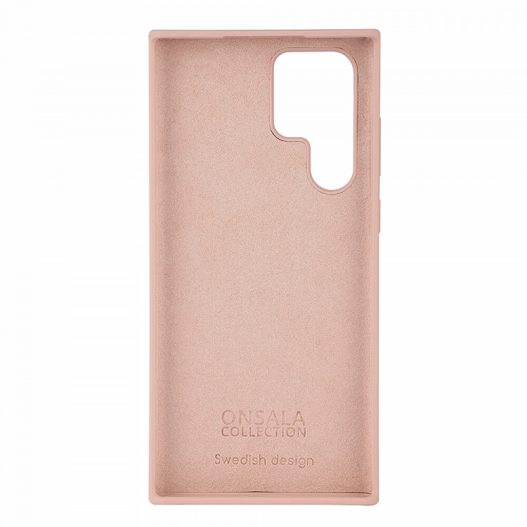 Onsala Suojakuori Silikooni Sand Pink - Samsung S22 Ultra Onsala Suojakuori Silikooni Sand Pink - Samsung S22 Ultra