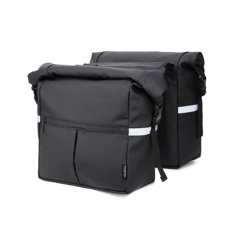 Kungsbacka Bikebag Gorm Double Carrier Black Kungsbacka Bikebag Gorm Double Carrier Black
