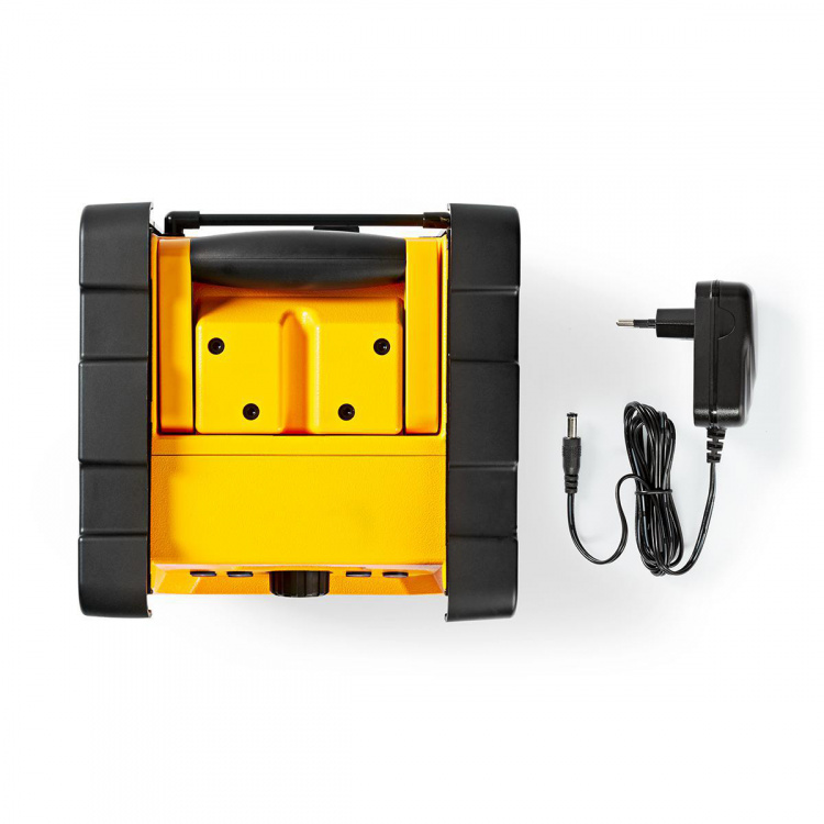 Nedis FM-radio | Työmaaradio | FM | Paristokäyttöinen / Verkkovirtakäyttöinen | Digitaalinen | 15 W | Näytön koko: 2.2  Nedis FM-radio | Työmaaradio | FM | Paristokäyttöinen / Verkkovirtakäyttöinen | Digitaalinen | 15 W | Näytön koko: 2.2