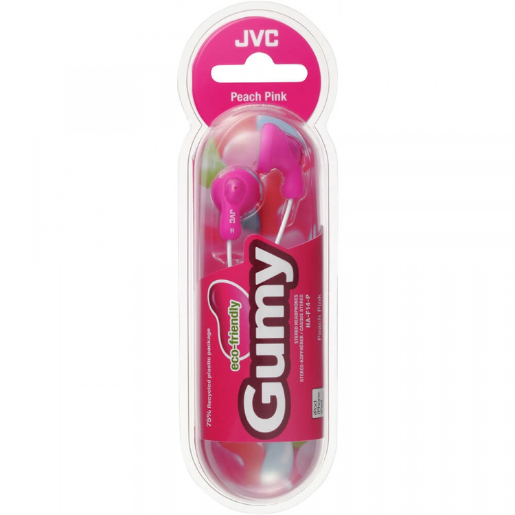 JVC Headphone F14 Gumy In-Ear Pink JVC Headphone F14 Gumy In-Ear Pink