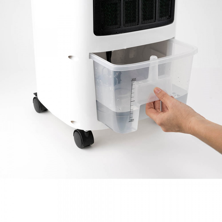 BLACK+DECKER Ilmanjäähdytin Led-näytöllä 65W Valkoinen