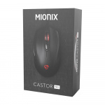 MIONIX Mus Gaming Castor Pro Svart