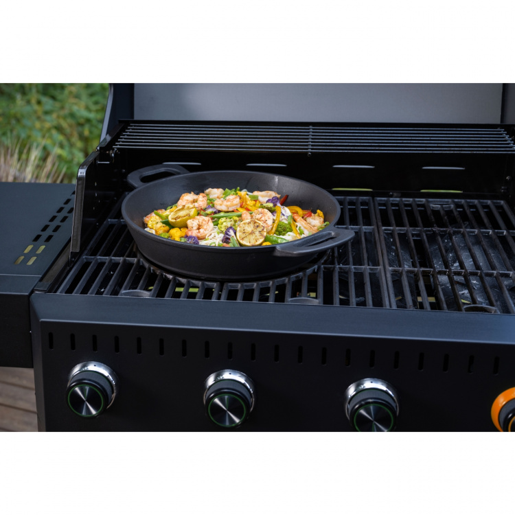 Wokpanna i gjutjärn Multigrill