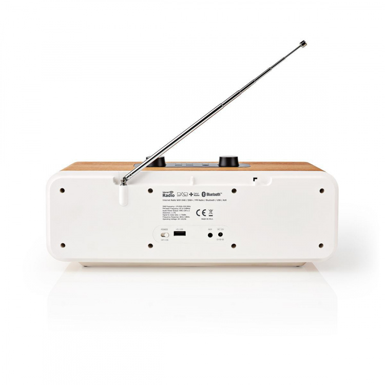 Nedis Internet Radio | Pöytämalli | Bluetooth® / Wi-Fi | DAB+ / FM / Internet | 2.4 