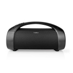 Nedis Bluetooth® Party Boombox | 6 tuntia | 2.0 | 150 W | Median toisto: AUX / USB | IPX5 | Linkitettävä | Kantokahva | Juhlavalot | Musta Nedis Bluetooth® Party Boombox | 6 tuntia | 2.0 | 150 W | Median toisto: AUX / USB | IPX5 | Linkitettävä | Kantokahva | Juhlavalot | Musta