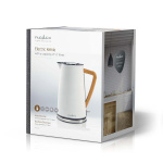 Nedis Vedenkeitin | 1.7 l | Soft-Touch | Valkoinen | Pyörivä 360 astetta | Piilotettu lämmityselementti | Strix® ohjain | Tyhjäksi kiehumisen suoja