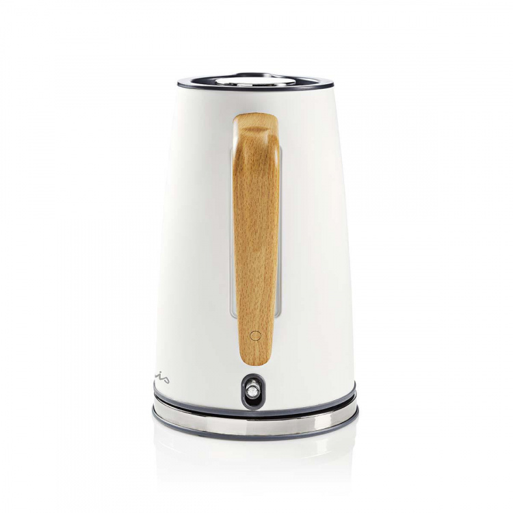 Nedis Vedenkeitin | 1.7 l | Soft-Touch | Valkoinen | Pyörivä 360 astetta | Piilotettu lämmityselementti | Strix® ohjain | Tyhjäksi kiehumisen suoja