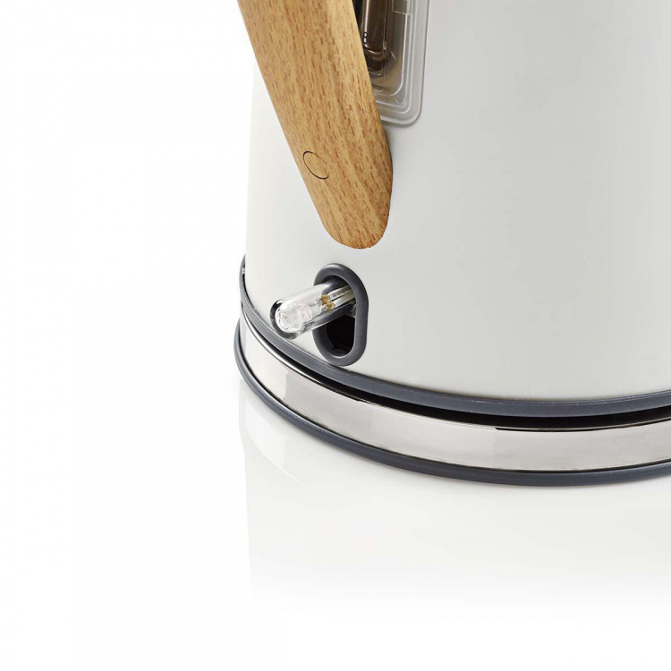 Nedis Vedenkeitin | 1.7 l | Soft-Touch | Valkoinen | Pyörivä 360 astetta | Piilotettu lämmityselementti | Strix® ohjain | Tyhjäksi kiehumisen suoja
