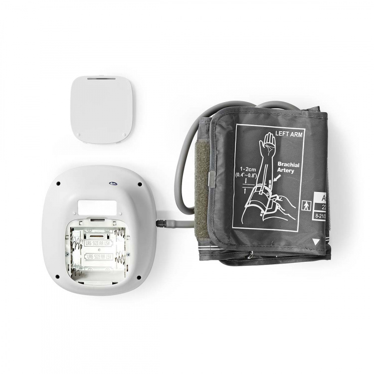 Nedis Verenpainemittari | Käsi | LCD | 22 - 42 cm | Muistipaikat: 60 | Valkoinen