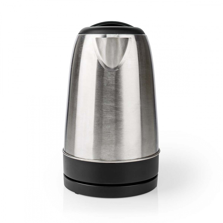 Nedis Vedenkeitin | 1.7 l | Ruostumaton Teräs | Alumiini / Musta | Pyörivä 360 astetta | Piilotettu lämmityselementti | Strix® ohjain | Tyhjäksi kiehumisen suoja