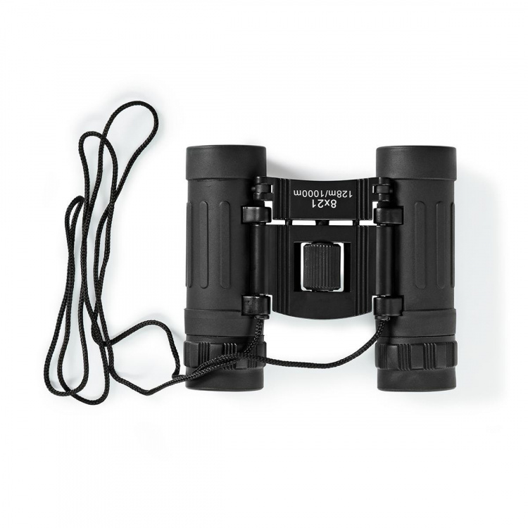 Nedis Binokulaari | Suurennus: 8 x | Objektiivin halkaisija: 21 mm | Näkökenttä: 128 m | Matkalaukku sisältyy | Musta